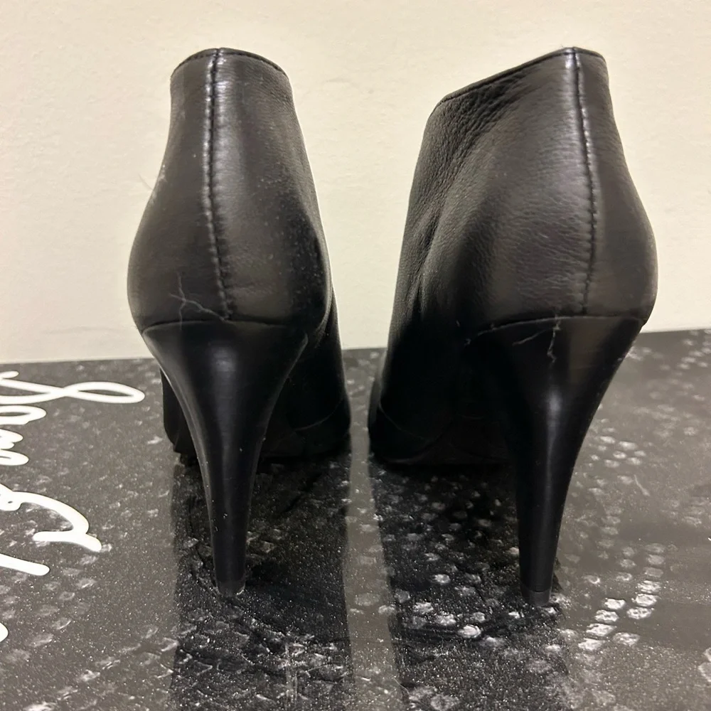 Fergie black booties.